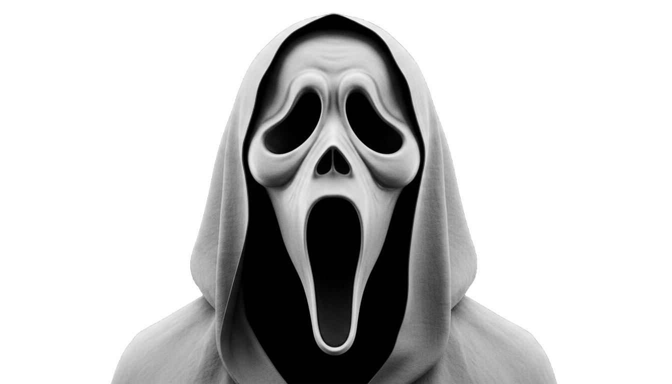 ghost face mask png transparent PNG transparent background