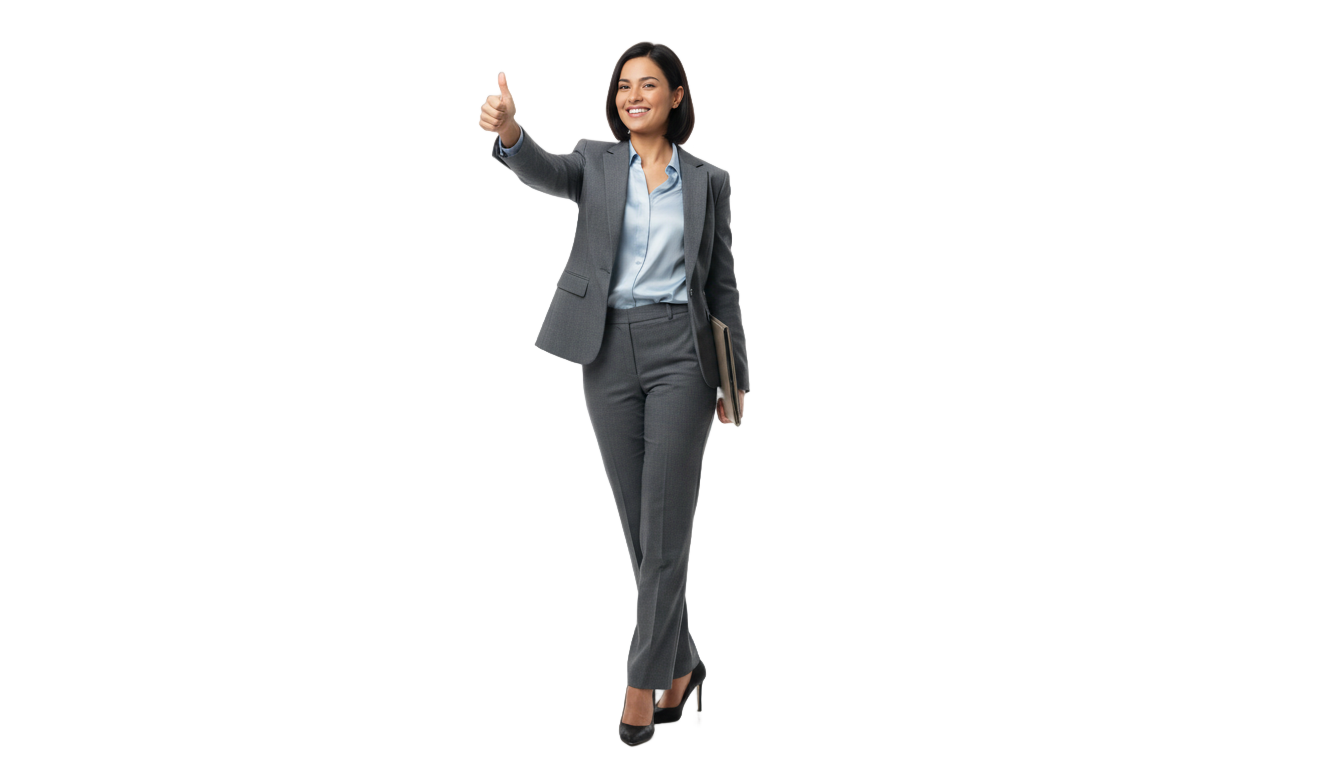 woman thumbs up png PNG transparent background