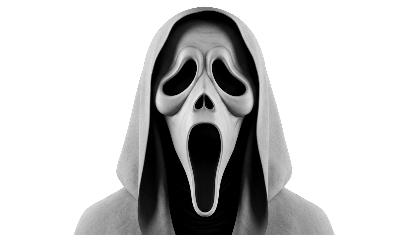 ghost face mask png transparent PNG transparent background