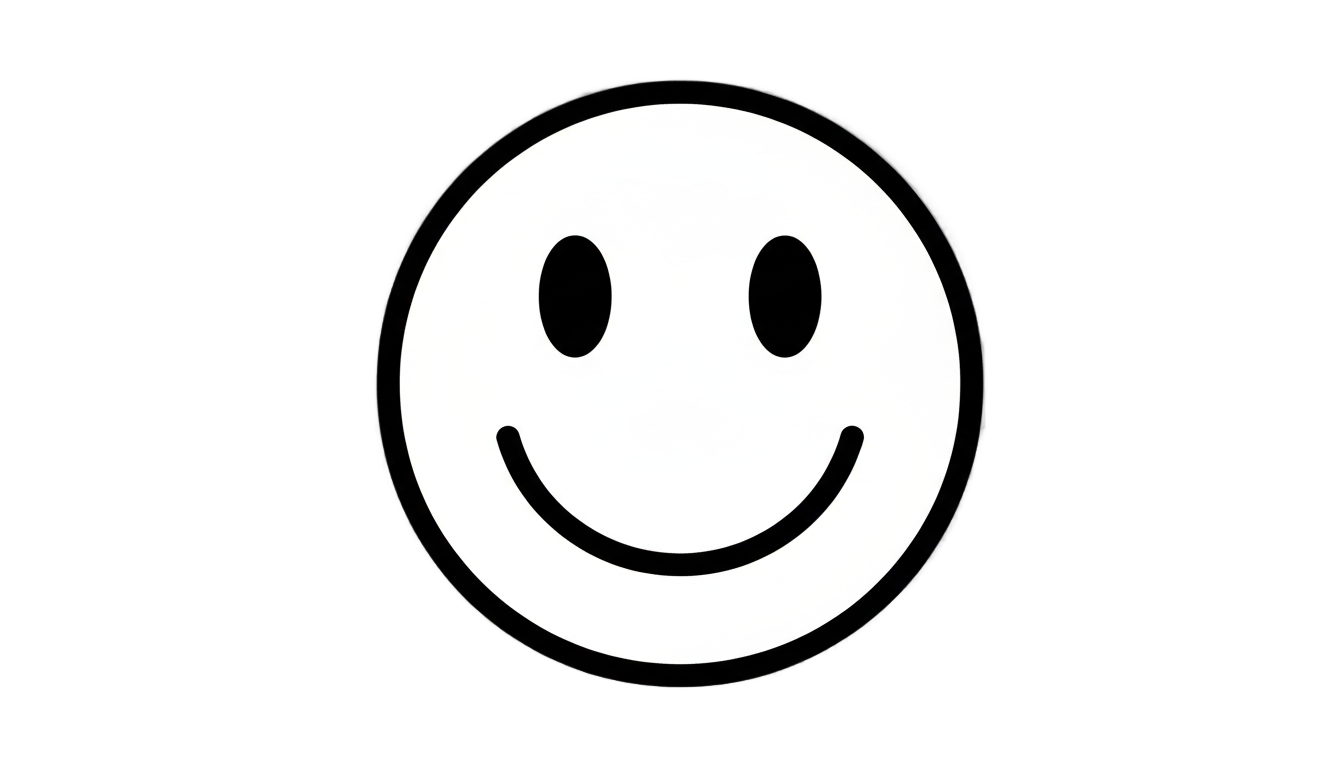 smiley png black and white PNG transparent background