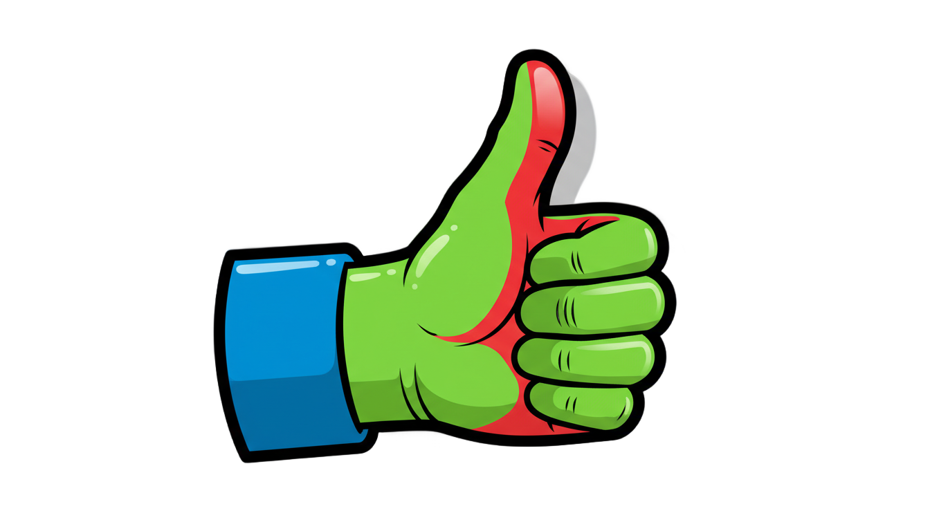 thumbs up sticker png PNG transparent background