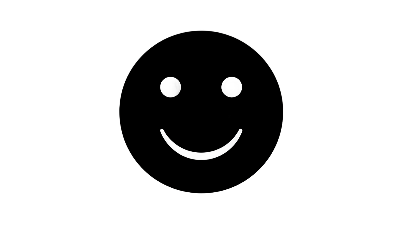 smiley face silhouette png PNG transparent background