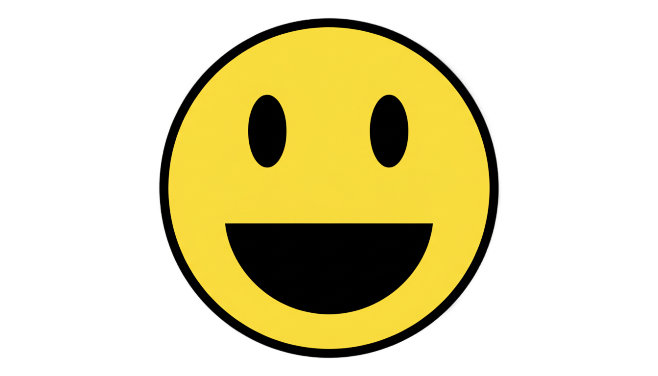 acid house smiley png PNG transparent background