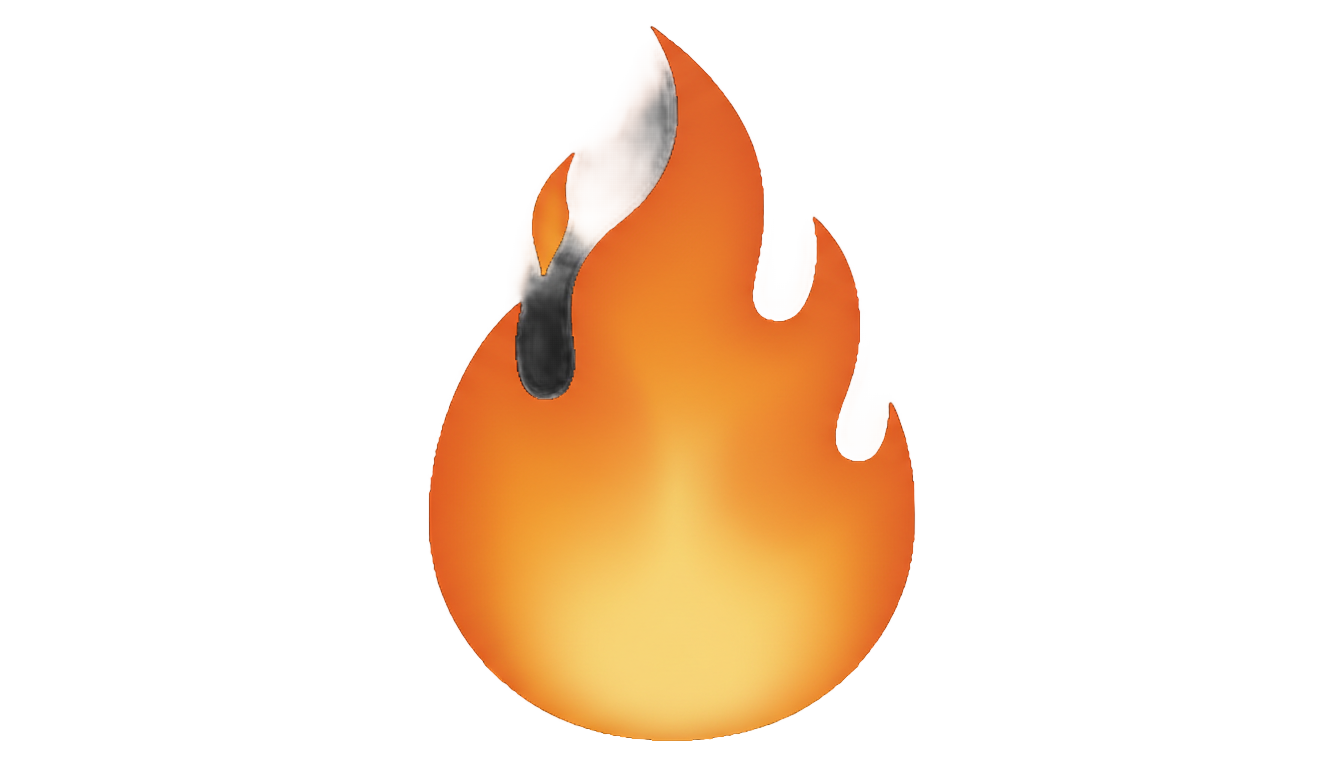 discord fire emoji png PNG transparent background
