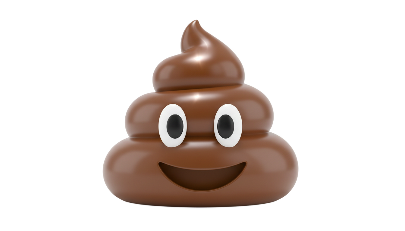 poop emoji iphone png PNG transparent background