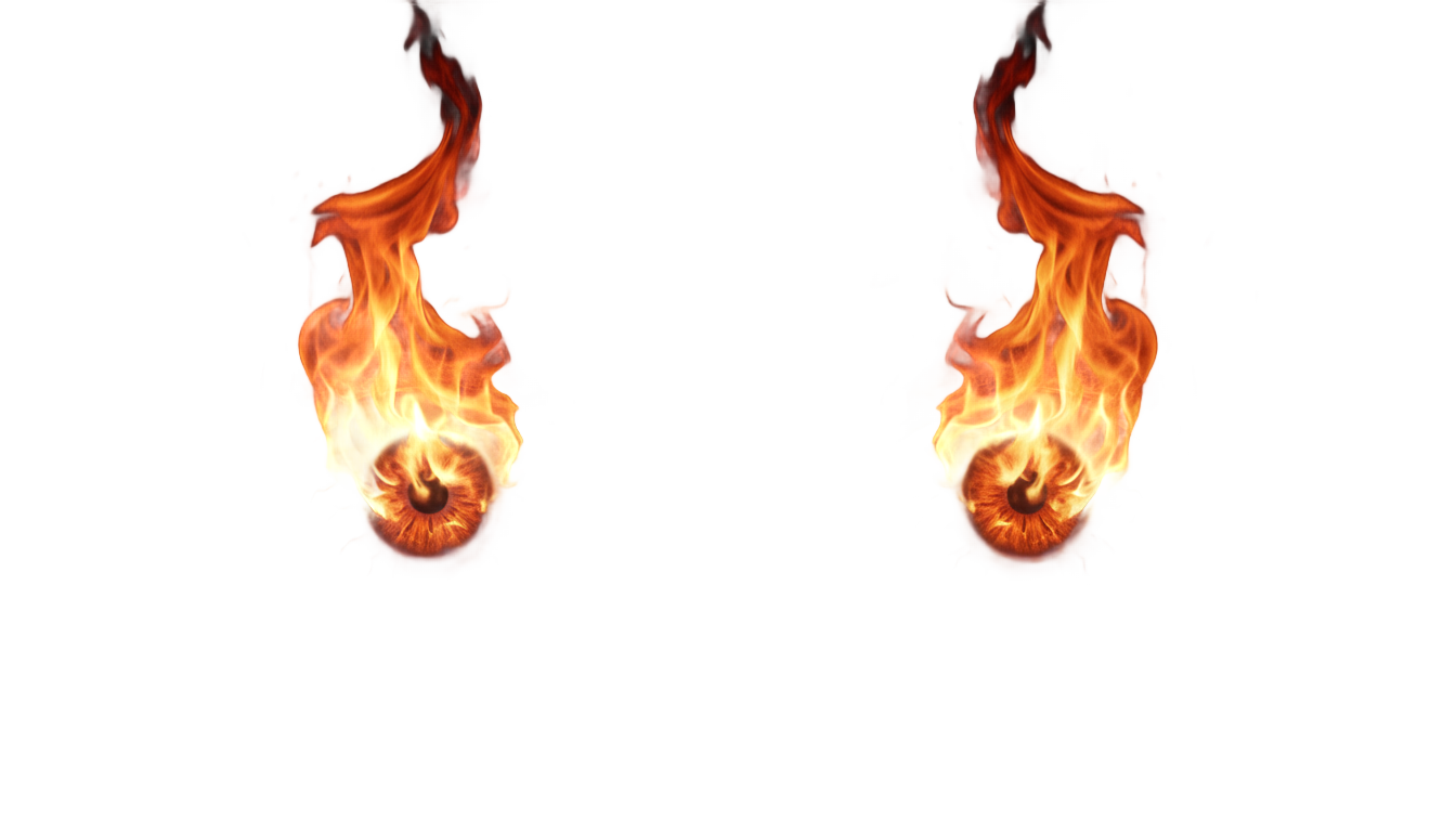 fire eyes emoji png PNG transparent background