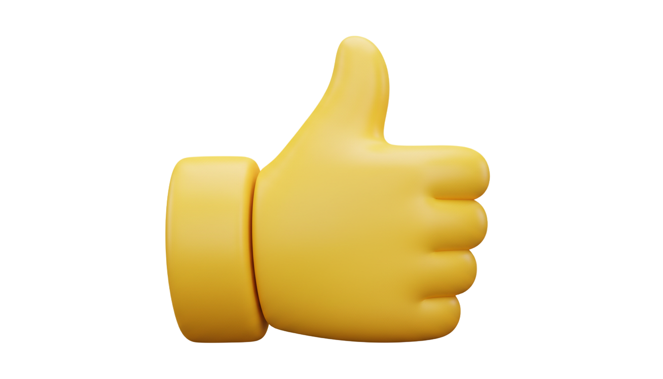 iphone thumbs up emoji png PNG transparent background