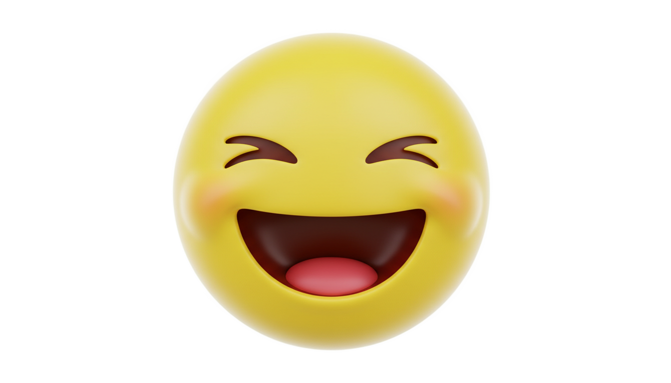 laughing smiley png PNG transparent background