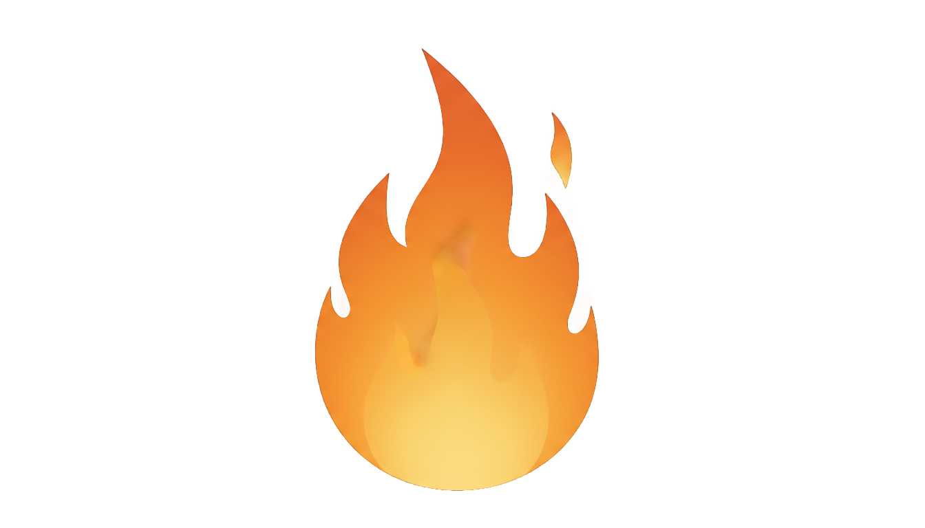 discord fire emoji png PNG transparent background