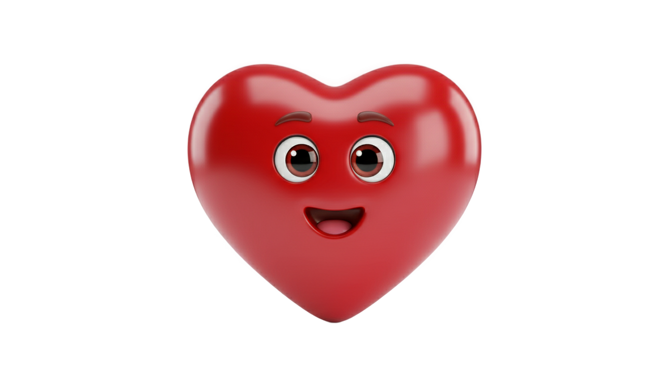 heart with eyes logo png PNG transparent background