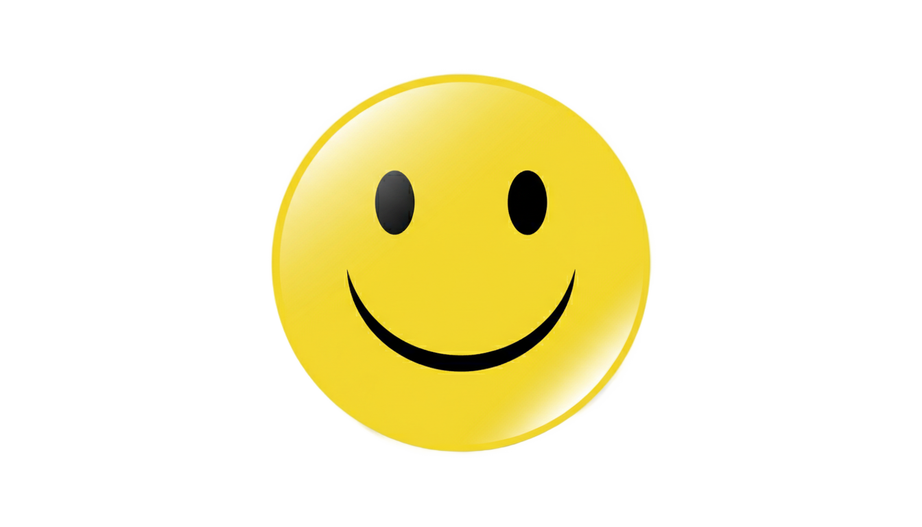 smiley sticker png PNG transparent background