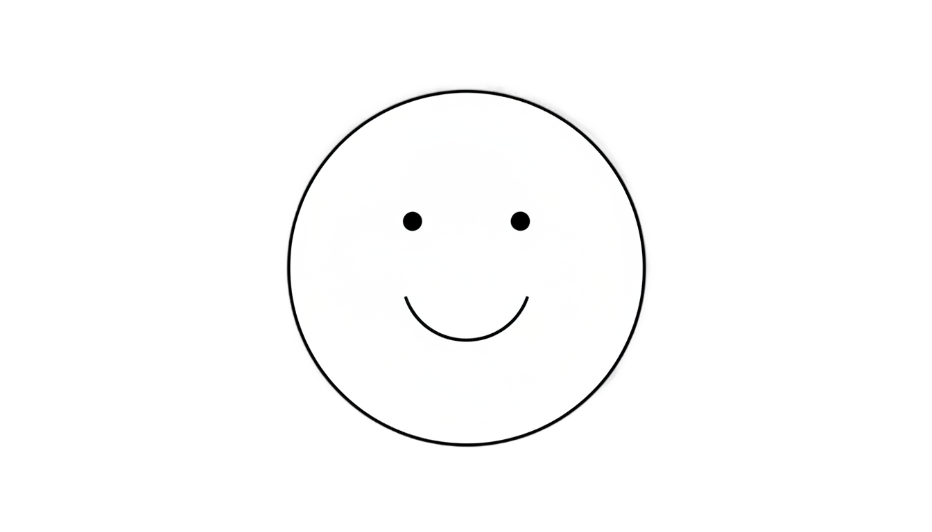 smiley outline png PNG transparent background