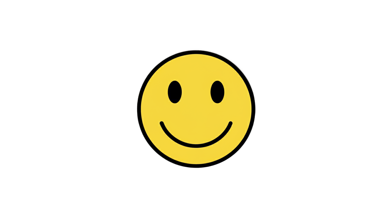 smiley face png black and white PNG transparent background