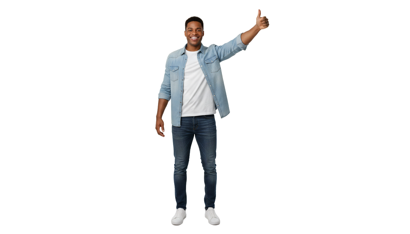 man giving thumbs up png PNG transparent background