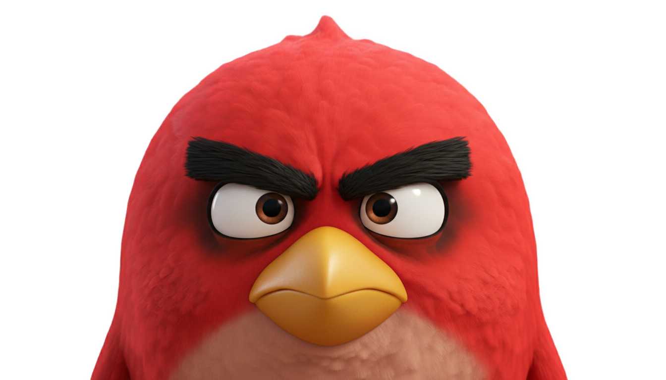 angry birds face png PNG transparent background