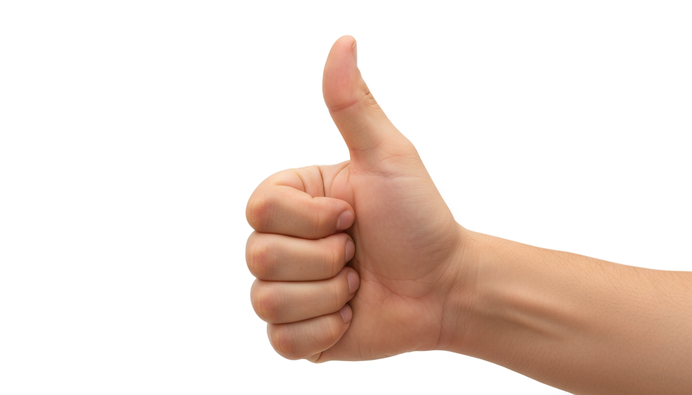 thumbs up sign png PNG transparent background