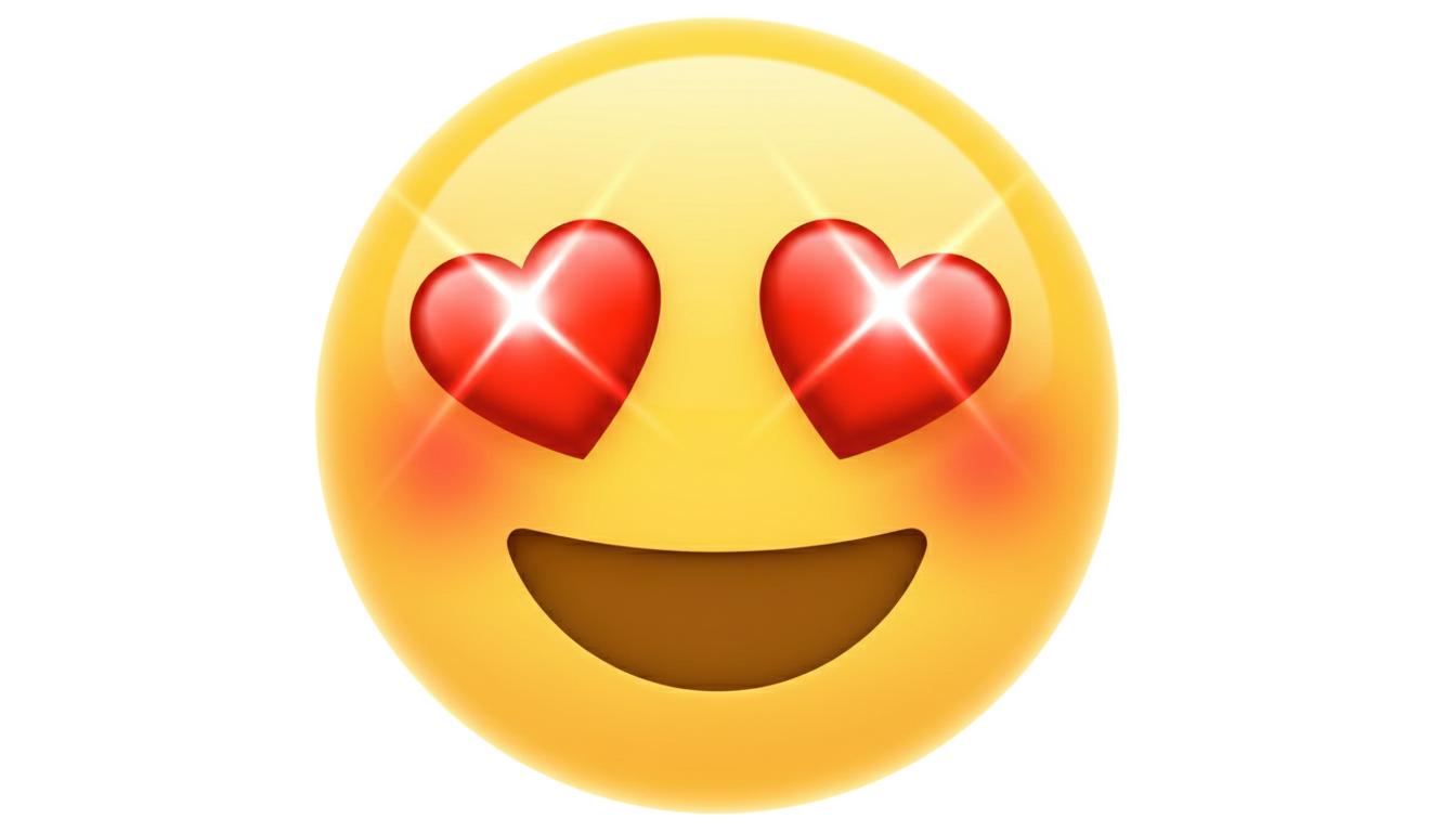 smiley love png PNG transparent background