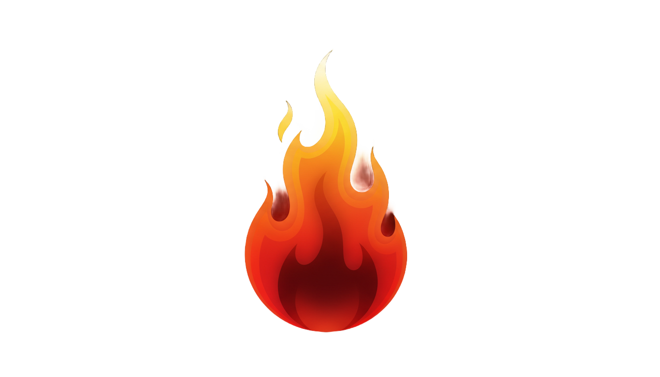 fire emoji icon png PNG transparent background
