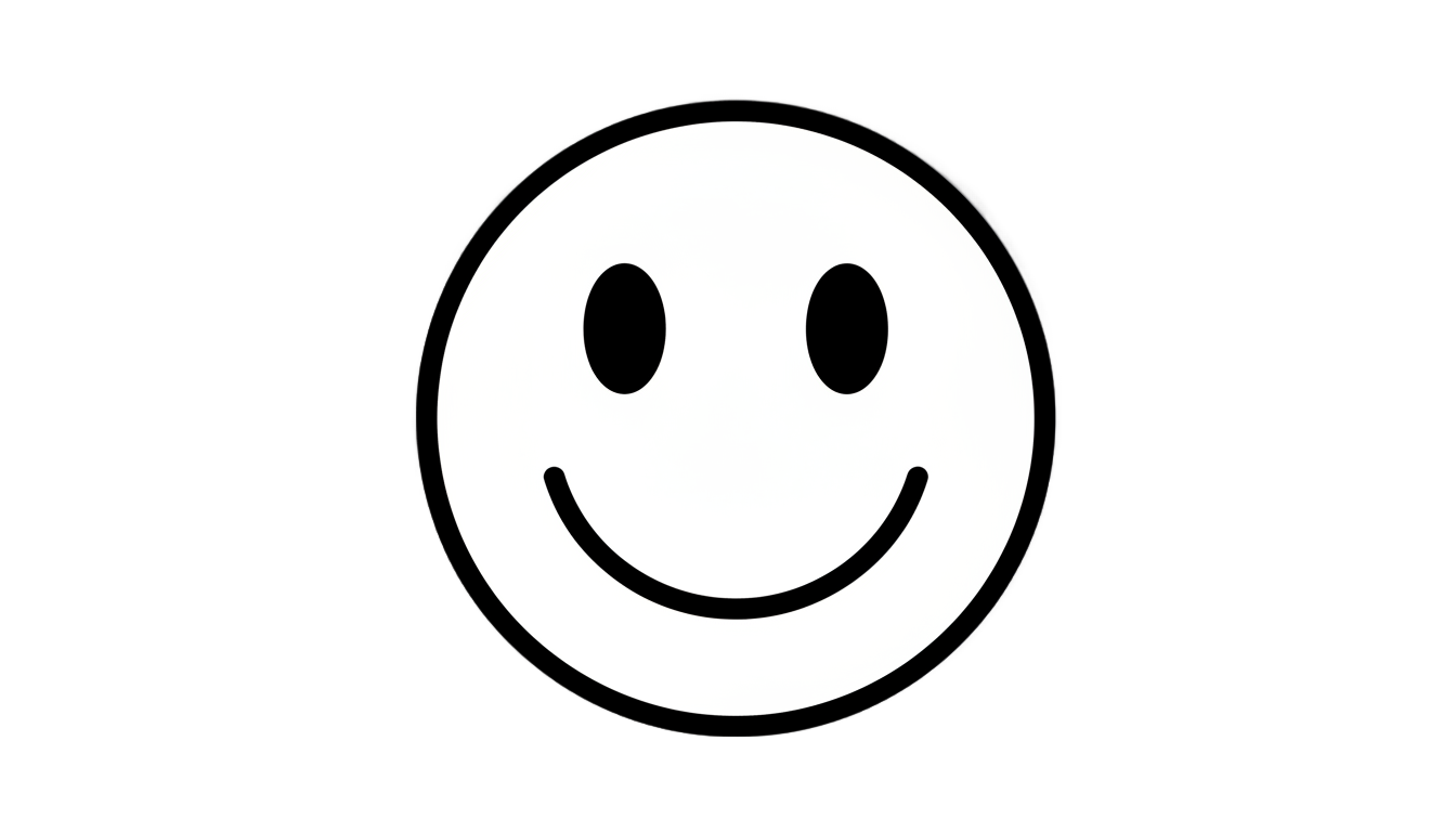 smiley png black and white PNG transparent background