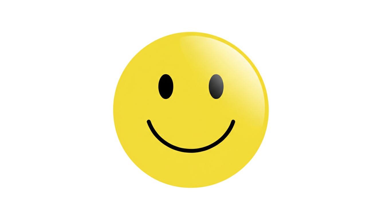 smiley face sticker png PNG transparent background