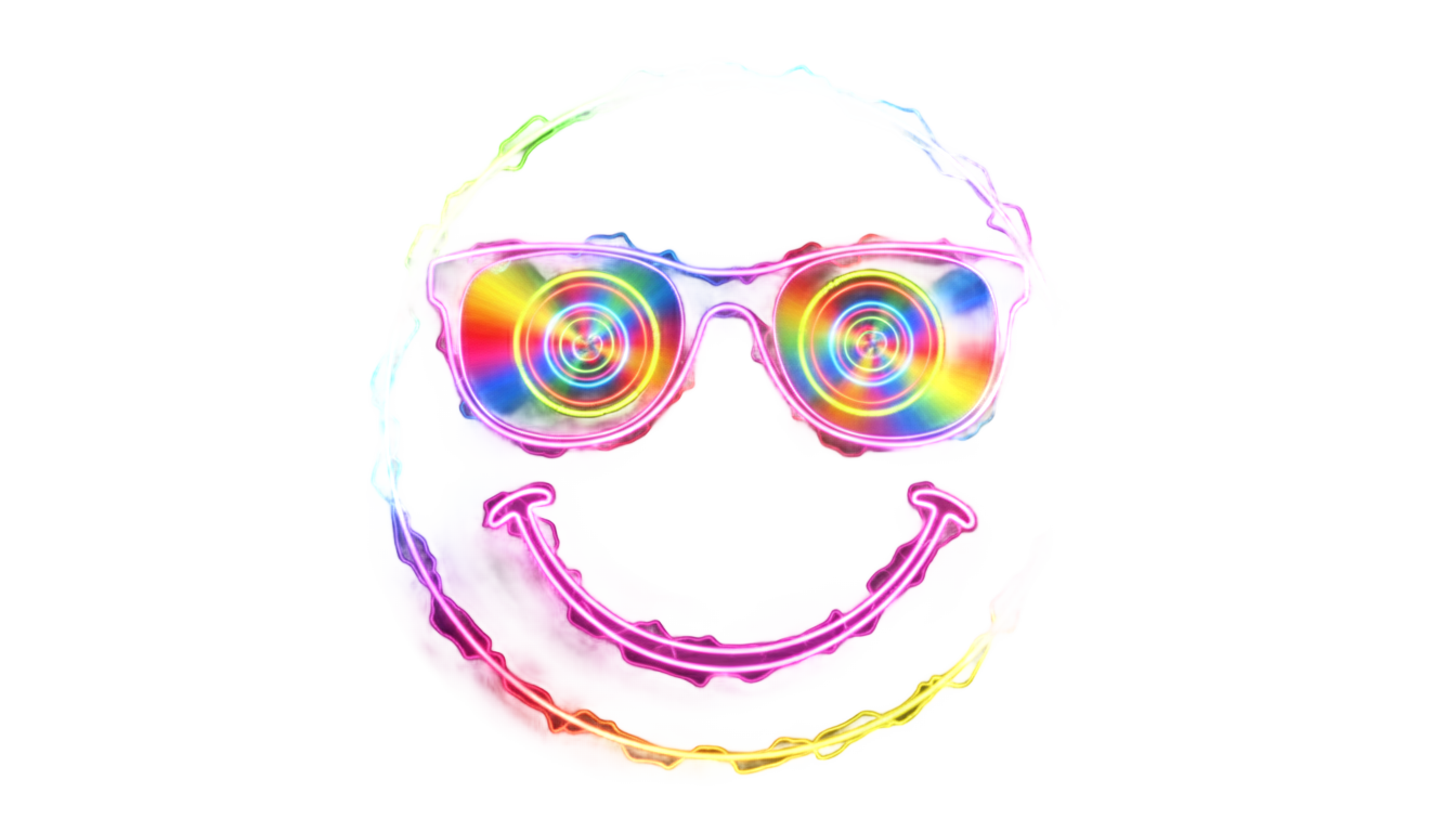 rave smiley png PNG transparent background