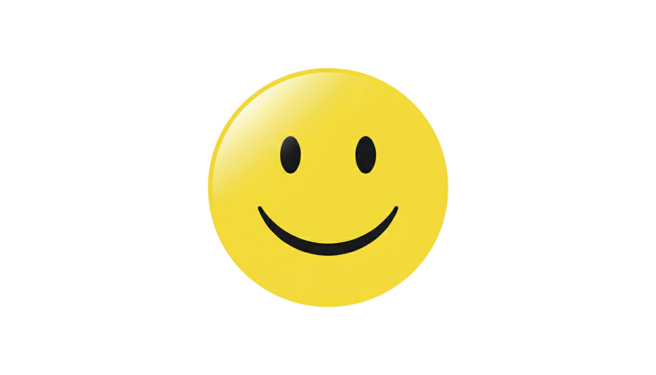 smiley sticker png PNG transparent background