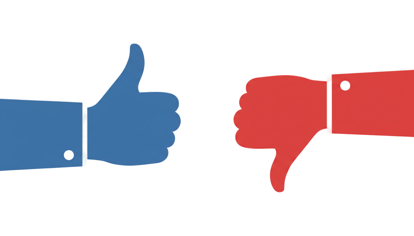 thumbs up and down icon png PNG transparent background