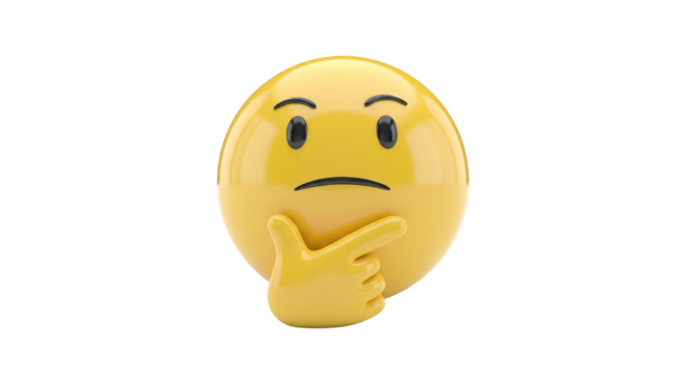 thinking smiley png PNG transparent background