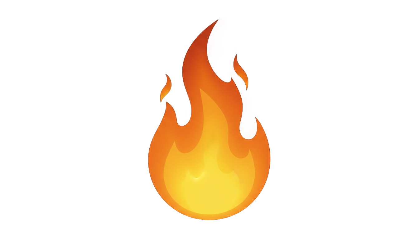 discord fire emoji png PNG transparent background