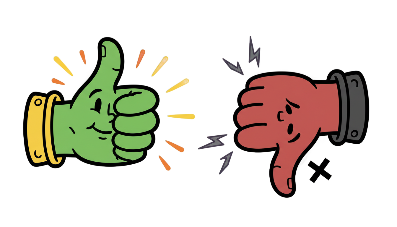 thumbs up and down clipart png PNG transparent background
