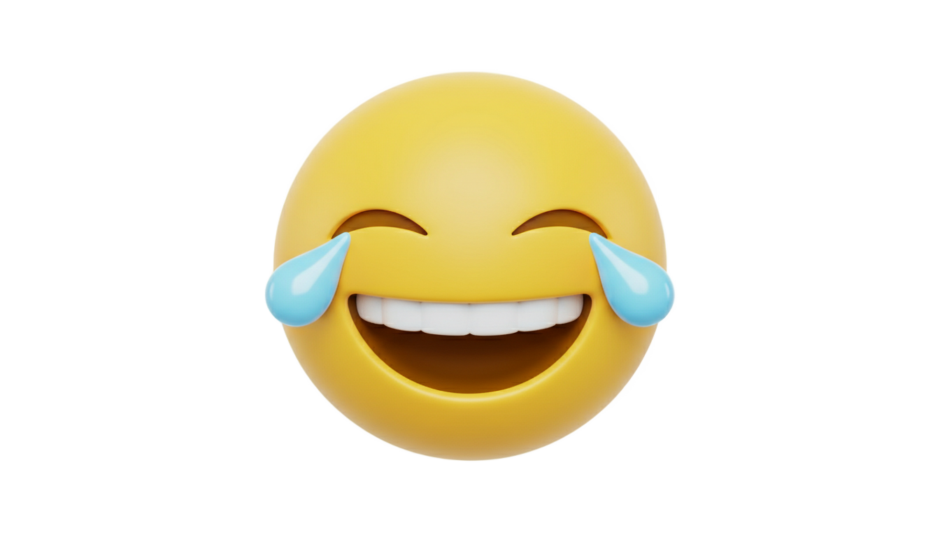smiley laughing emoji png PNG transparent background