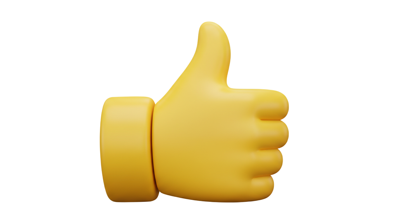 iphone thumbs up emoji png PNG transparent background