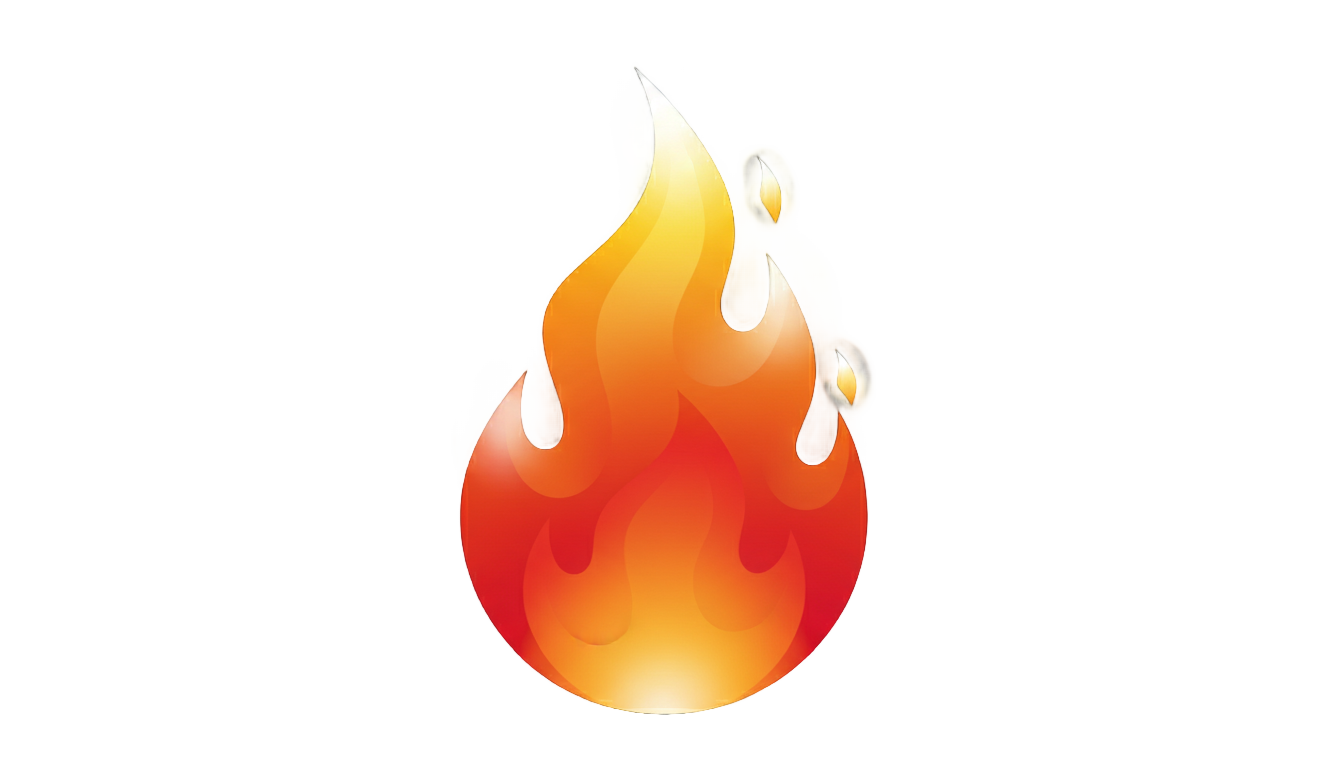 fire emoji icon png PNG transparent background