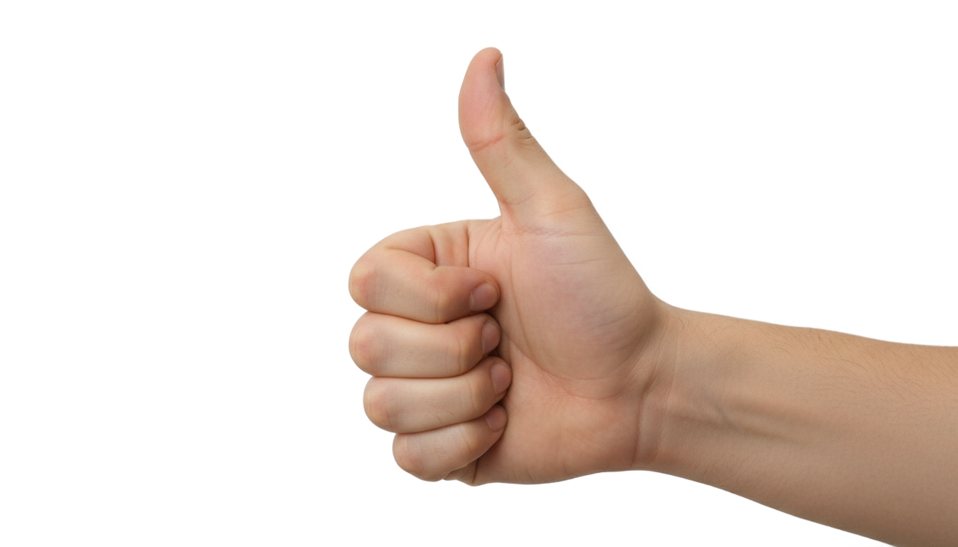 thumbs up sign png PNG transparent background
