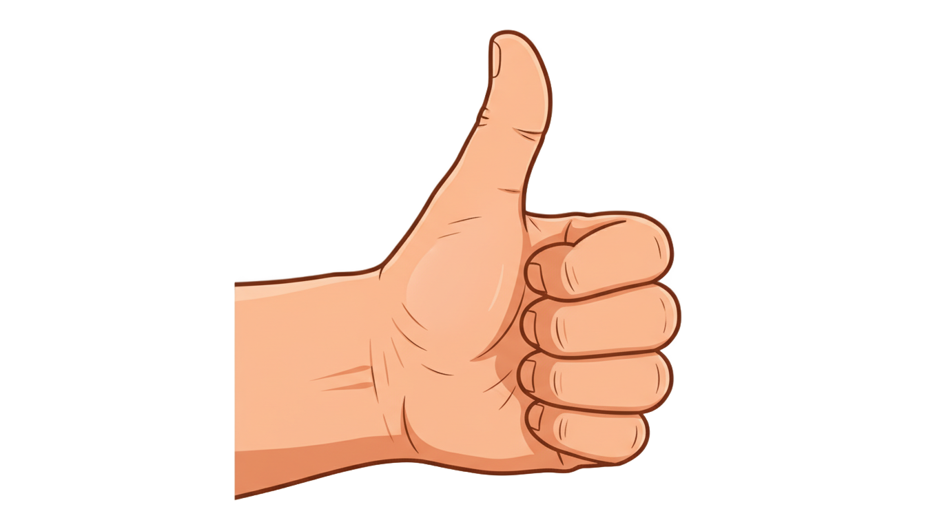 thumbs up illustration png PNG transparent background
