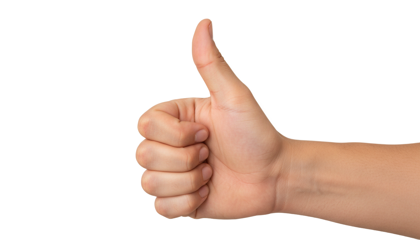 thumbs up sign png PNG transparent background