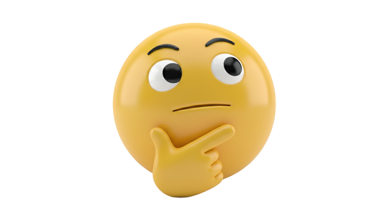 thinking smiley png PNG transparent background