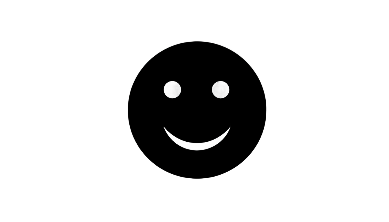 smiley face silhouette png PNG transparent background