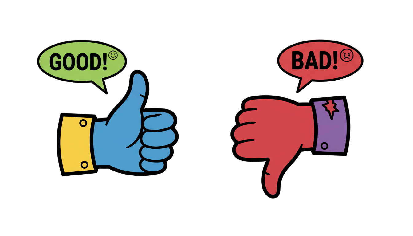 thumbs up and down clipart png PNG transparent background