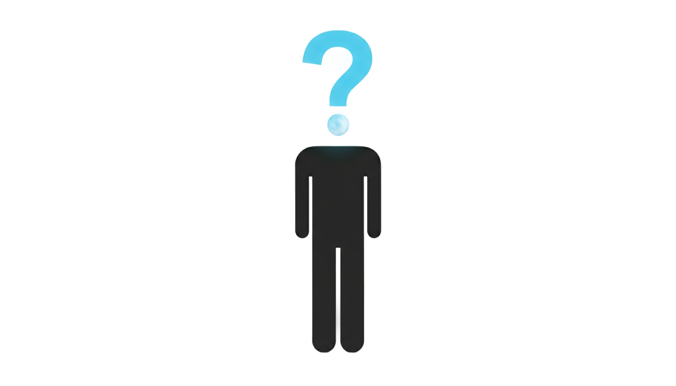 question mark man png PNG transparent background