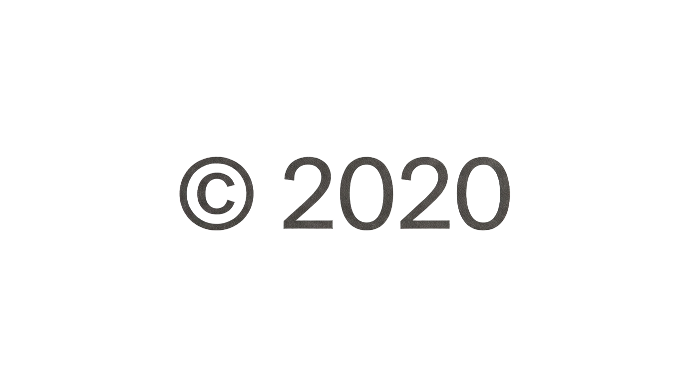 copyright 2020 logo png PNG transparent background