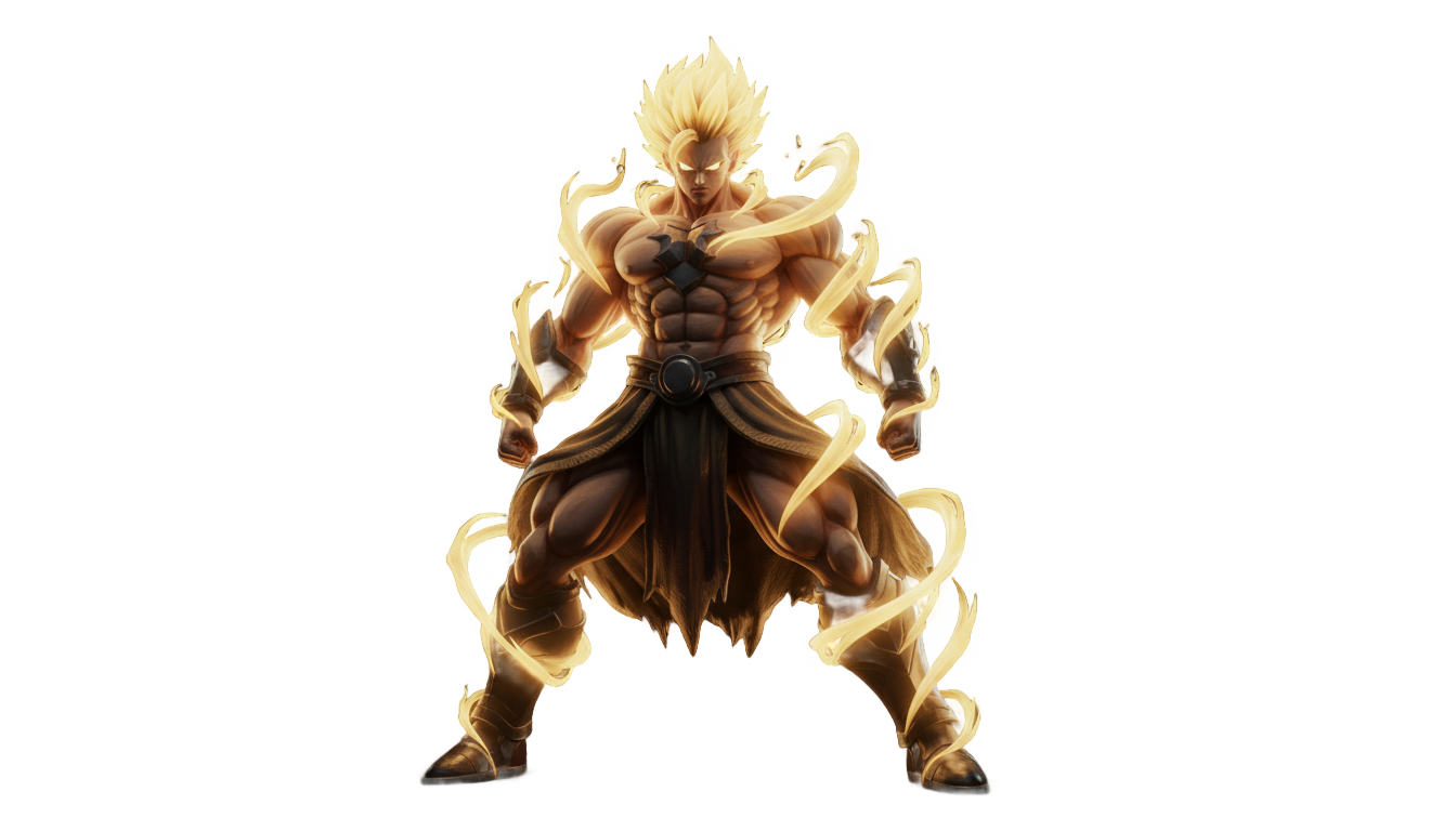 super saiyan infinity png PNG transparent background