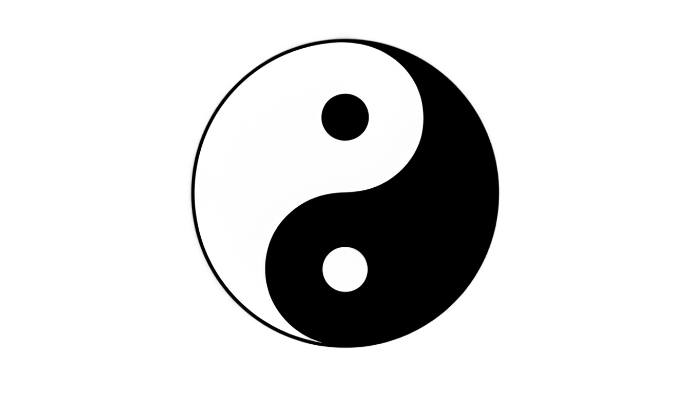 yin yang outline png PNG transparent background