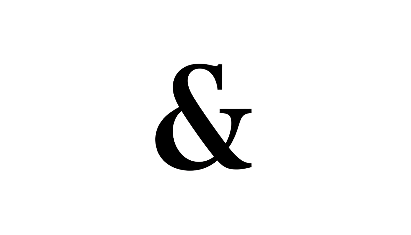 ampersand symbol png PNG transparent background