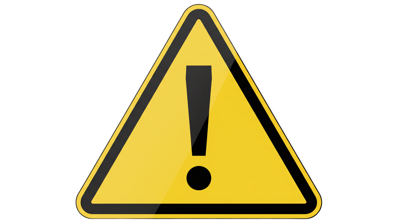 warning sign png PNG transparent background