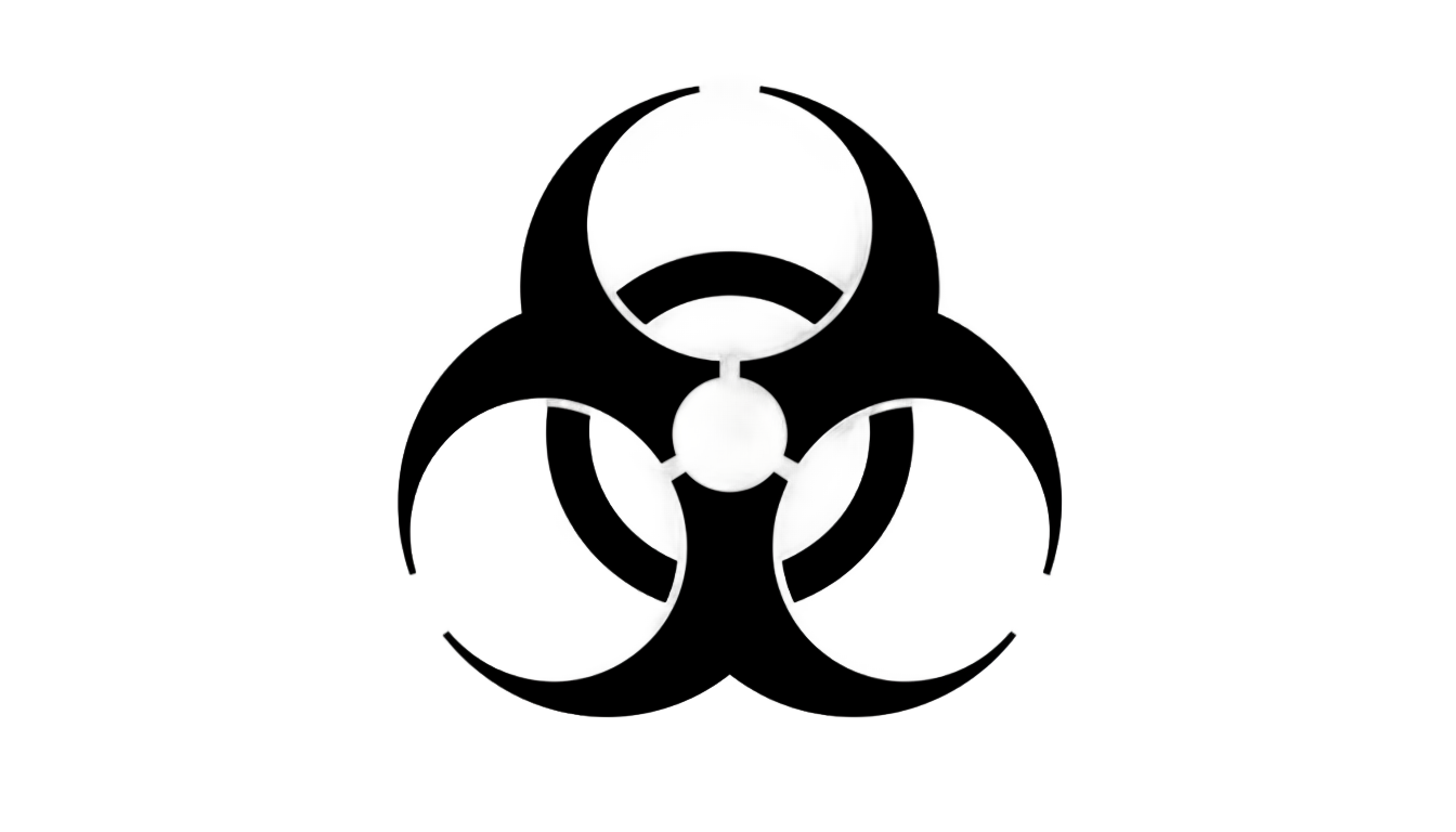 biohazard symbol png PNG transparent background