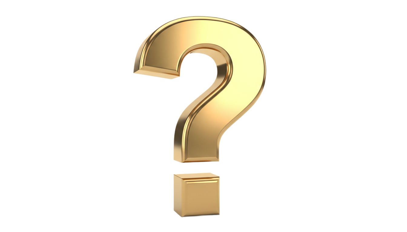 golden question mark png PNG transparent background