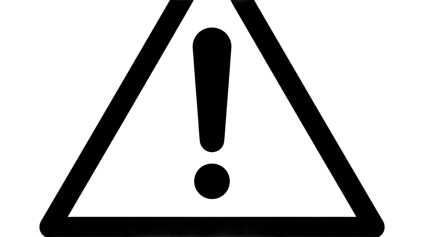 warning sign png black PNG transparent background