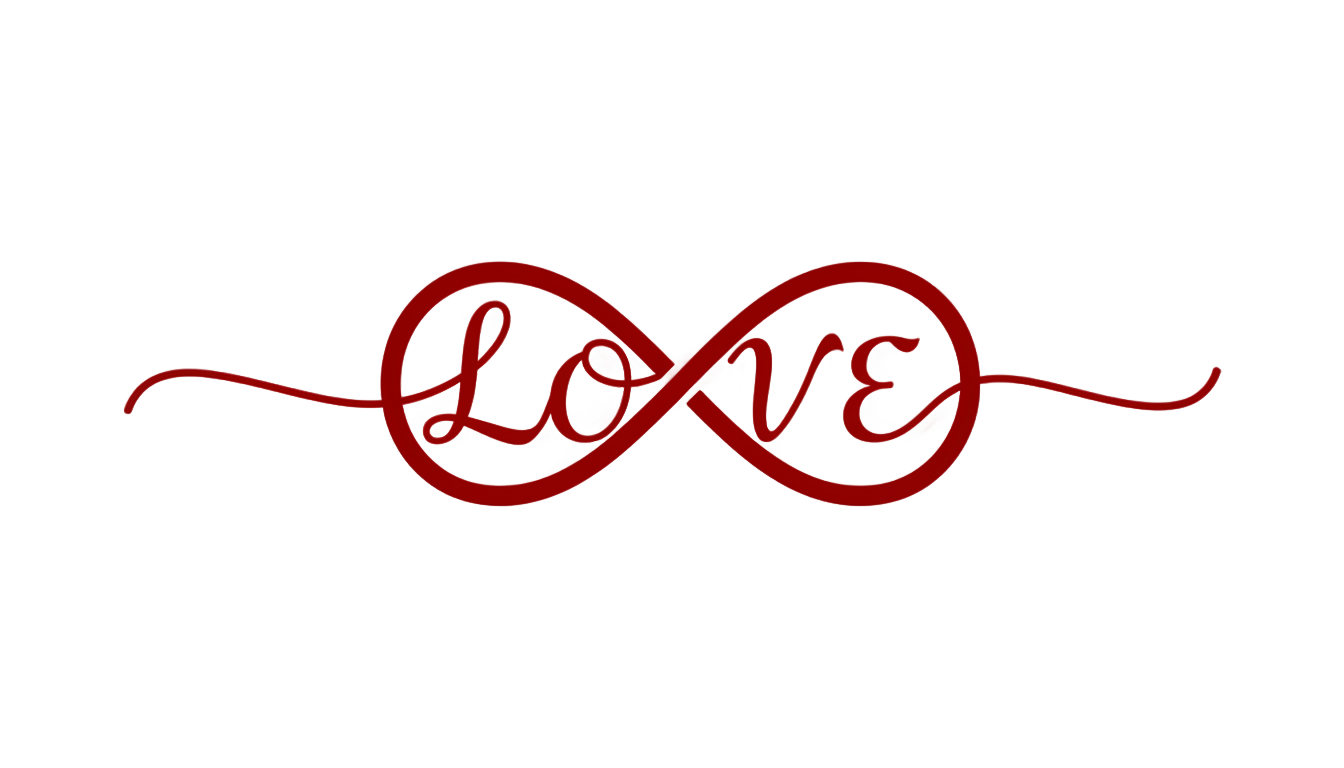 love infinity symbol png PNG transparent background