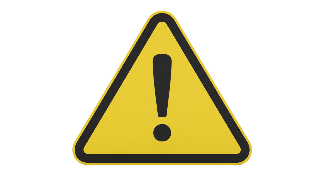 warning sign vector png PNG transparent background